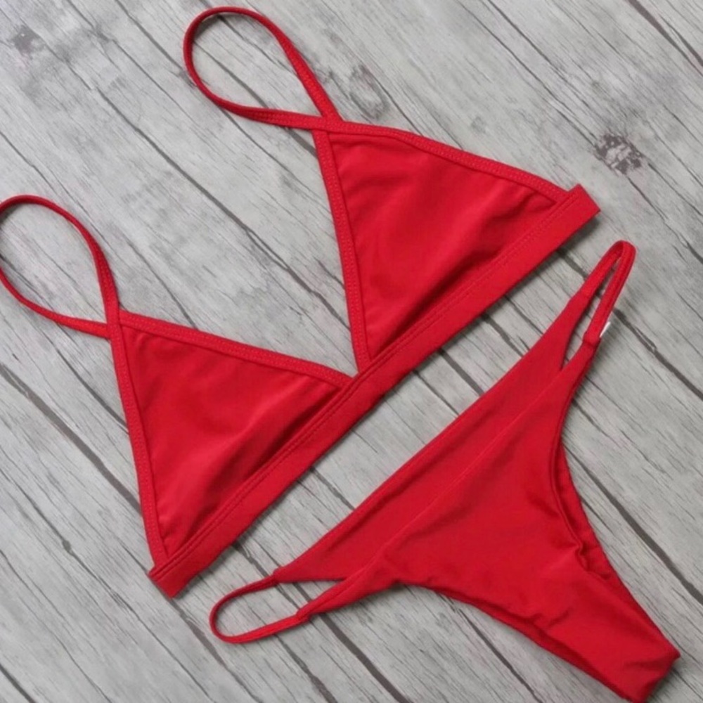 Red sexy bikini